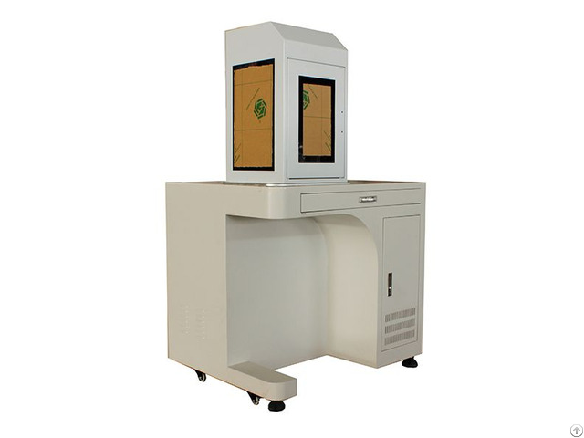 Enclosed Cabinet Fiber Laser Marking Machine