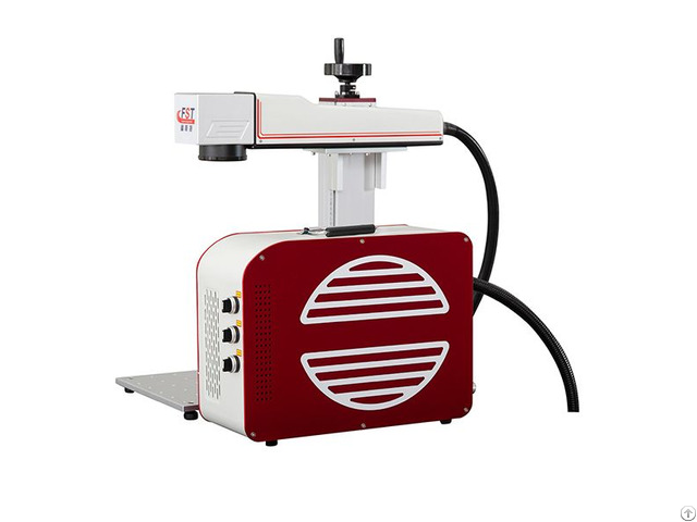 Fst Split Red White Portable Fiber Marking Machine