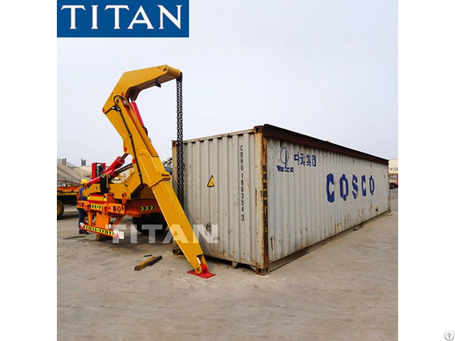 40ft Side Lifter Container Loading Trailer For Sale