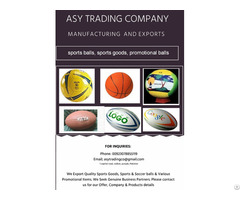 We Export Sports Goods Soccer Balls Promotional Items