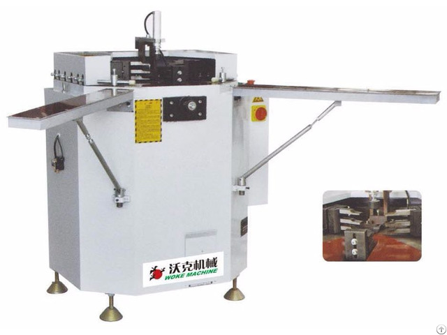 Aluminum Window Door Single Corner Combining And Crimping Machine