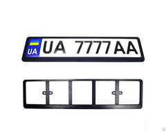 Embedded Russia European License Plate Frame