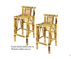 High Quality Bamboo Bar Stool Vdelta