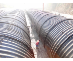 Riveted Galvanized Corrugated Steel Pipe