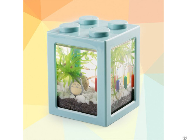 Acrylic Plastic Usb Mini Desktop Aquarium