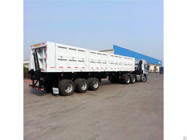 Side Dump Semi Trailer 40 Cubic Meter