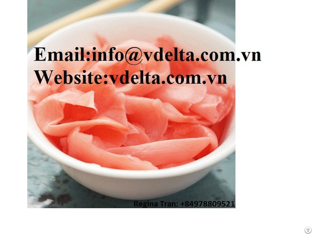 High Quality Pickled Ginger Vdelta