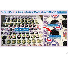 Print Vinyl Logo Cutting By Vision Laser Marking Machine
