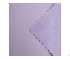 Popular Polyester Plain Pattern Light Purple Holland Velvet Fabric For Curtain And Sofa