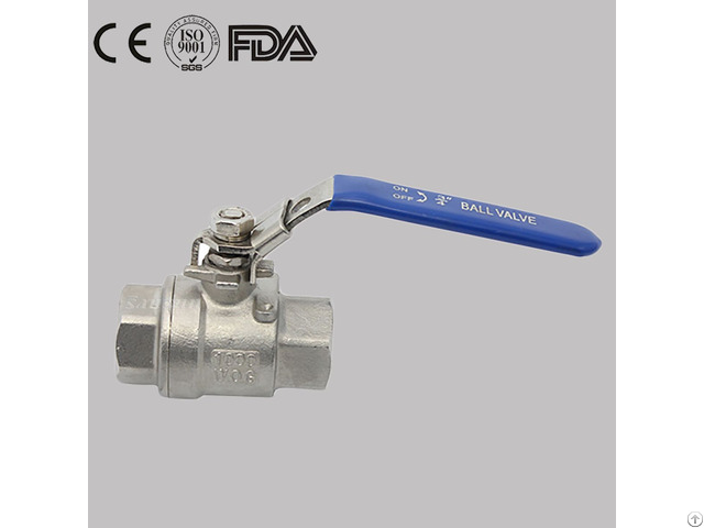 High Pressure Stainless Steel Sanitary 1pc Customizable Ball Valve For Brewing