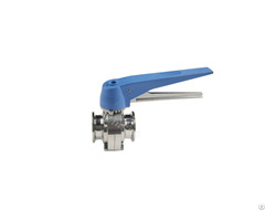 Sanitary Butterfly Valve With Plastic Trigger Handle
