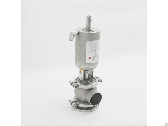 Sanitary Stainless Steel Pneumatic Tank Bottom Seat Valve