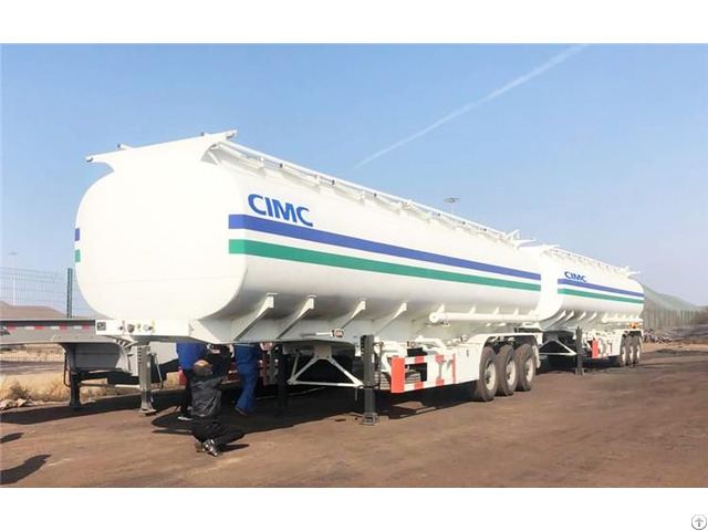 Cimc 3 Axle Fuel Tanker Trailer Will Be Sent To Africa