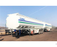 Cimc 3 Axle Fuel Tanker Trailer Will Be Sent To Africa