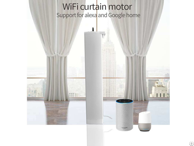 Gardens Customized Wifi Motorized Motor Track Smart Hotel Rf Google Alexa Tuya Curtain