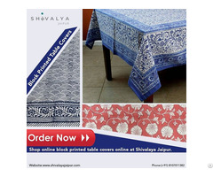 Block Printed Table Covers Shivalayajaipur Com