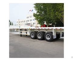 Flat Bed Trailer With Front Wall