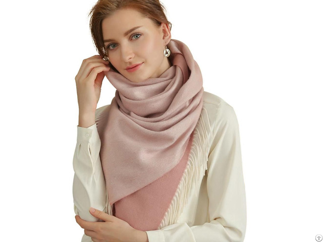 Women S Pink Winter Cashmere Scarf