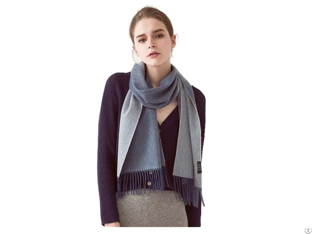 Women S Warm Winter Scarves Light Blue Gray