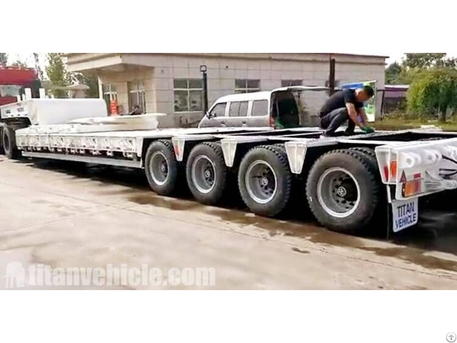 Low Loader Trailer For Sale 4 Line 8 Axle In Burkina Faso