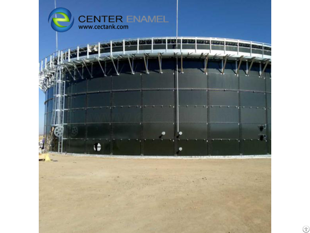 Sewage Holding Consist Of Glass Lined Steel Panels With Superior Storage Tank Performance