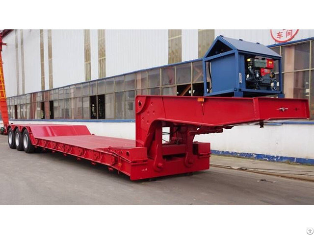 Cimc 3 Axle Lowboy Trailer For Sale In Africa