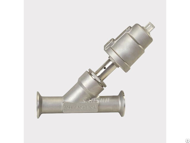 Hygienic Stainless Steel Sanitary Weld Angle Seat Valve