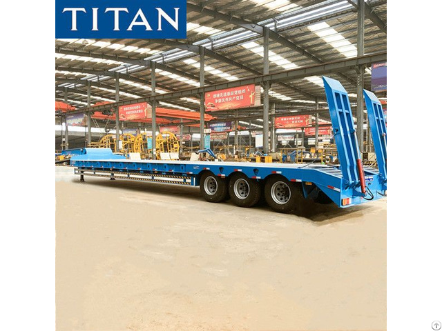 Tri Axle Low Loader Trailer For Sale In Mozambique