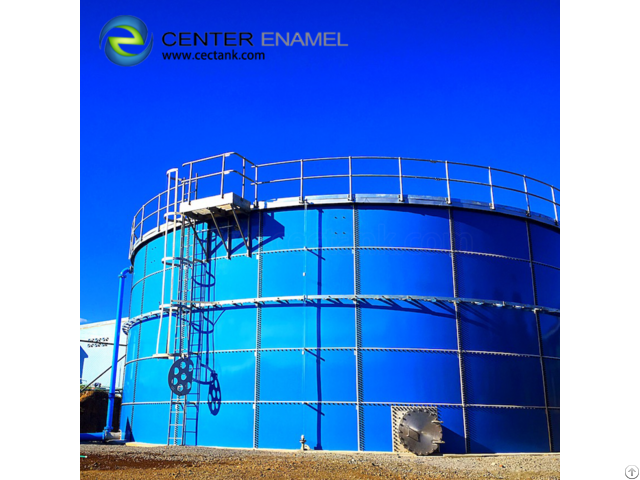 Superior Corrosion Resistance Glass Fused To Steel Tanks For Water Storage