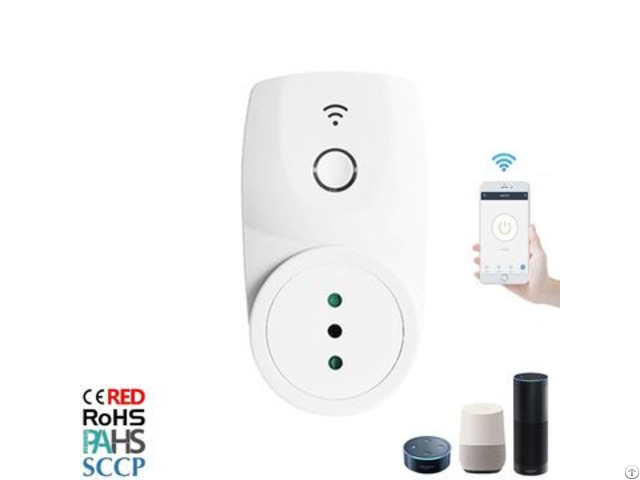 Italy Type Wifi Smart Plug For Home Devices Tuya App Control