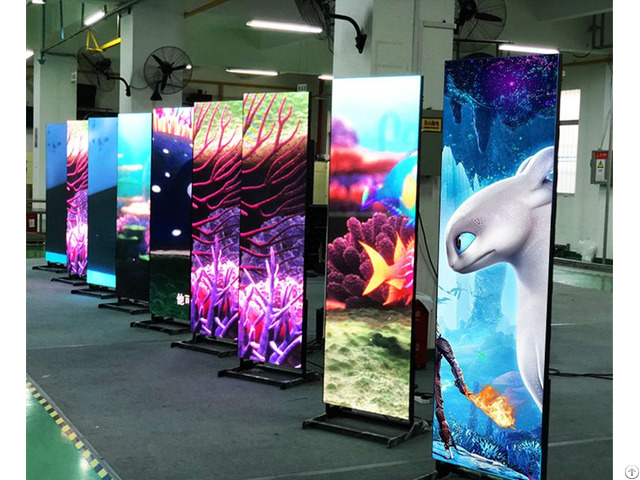 High Brightness Portable Cloud Led Poster Screen