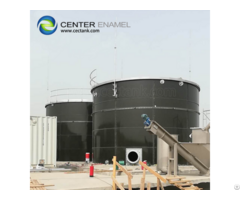 Glass Fused Steel Tanks For Digester Reactor 6 0 Mohs Hardness