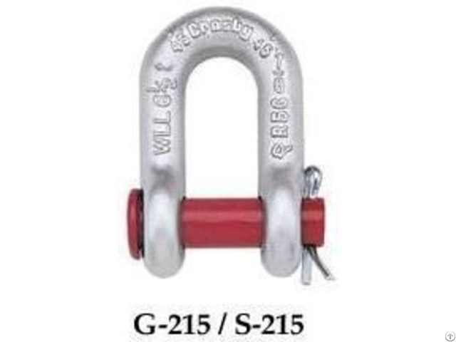 Crosby 215 Round Pin Carbon Chain Shackles