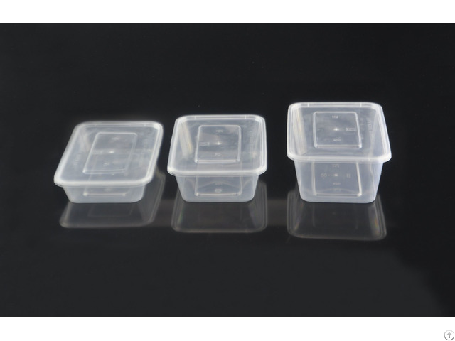 Disposable Microwaveable Plastic Food Containers