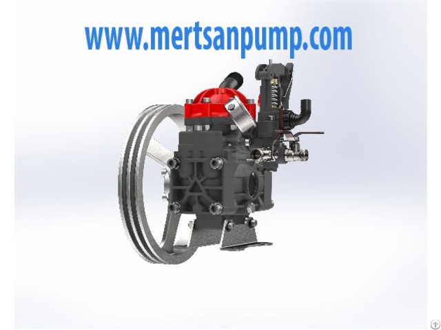 Mertsan 30 Liters 2 Membrane Diaphragm Pump Withpulley And Regulator For Field Garden Sprayers