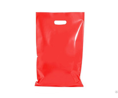 Patch Handle Plastic Carry Shopping Bags
