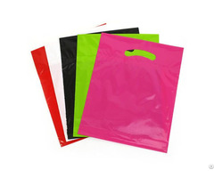 Plastic Shopping Bags Die Cut Handle