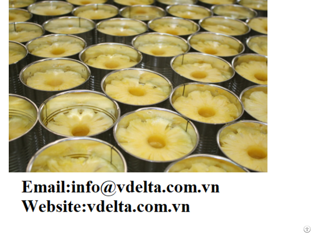 High Quality Canned Pineapple Vdelta