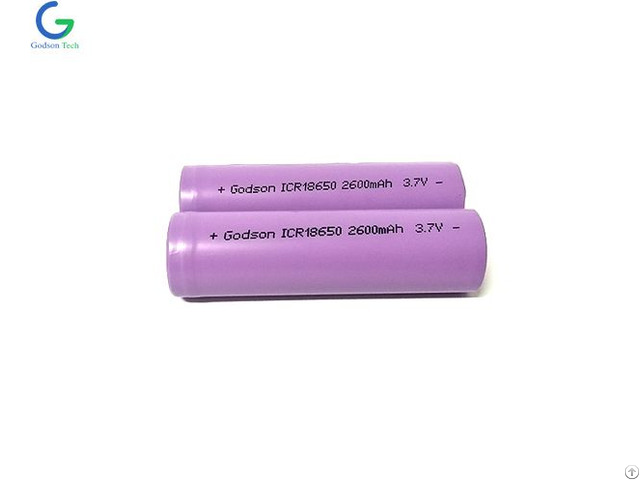 Lithium Battery Icr18650 2600mah 3 7v