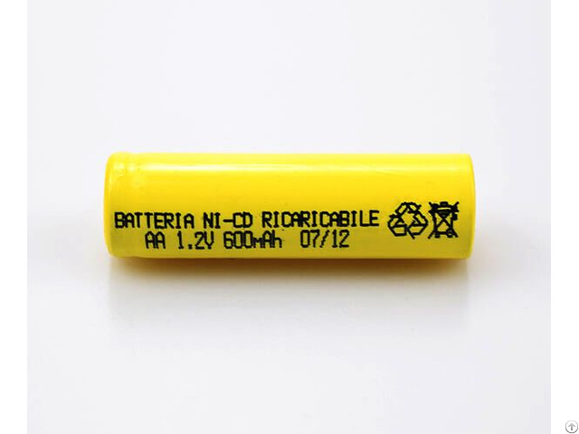 Ni Cd Battery Cell Aa 600mah 1 2v