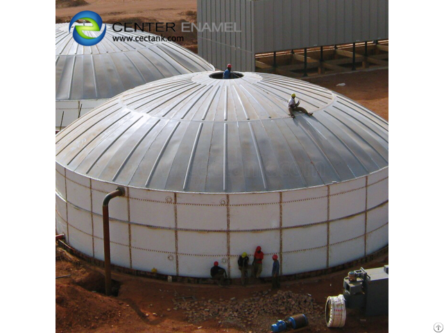 Corrosion Resistance Glass Lined Steel Waste Water Storage Tanks For Wwtp