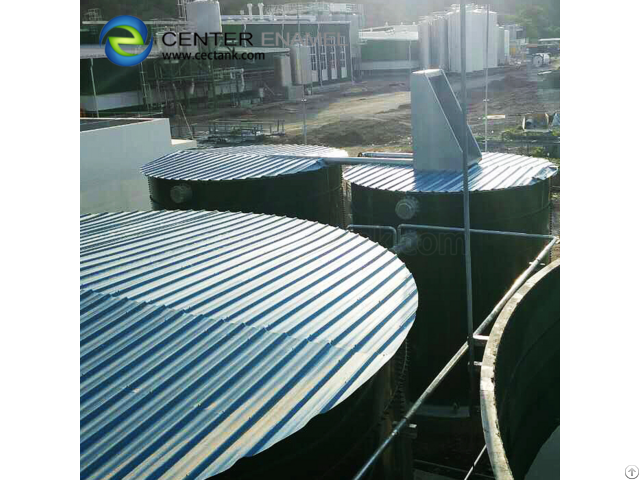 Dark Blue Industrial Waste Water Storage Tanks Iso9001 2008