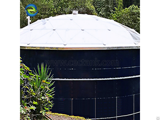 Glass Fused To Steel Leachate Storage Tank For Municipal Wastewater Treatment Project