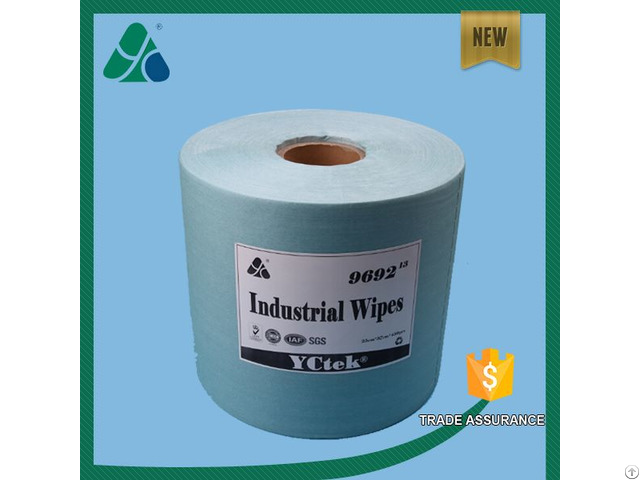 Economical Wood Pulp Polyester Industrial Wipes