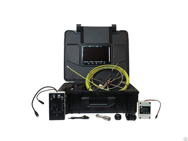 9inch Push Rod Cable Camera System For Sewer Inspection Detector