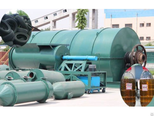 Old Tyre Recycling Pyrolysis Plant