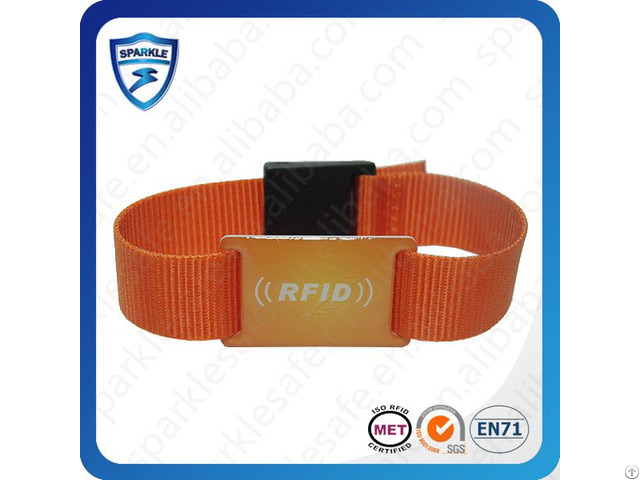 High Quality Active Nylon Rfid Wristband