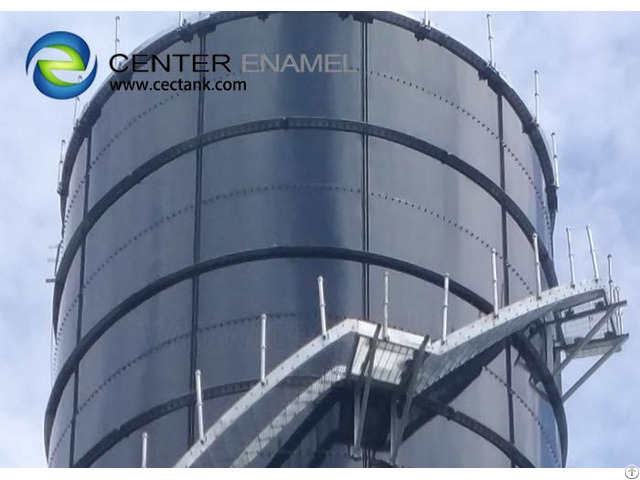 Glass Lined Steel Waste Water Storage Tanks For Industrial Wastewater Treatment Plant