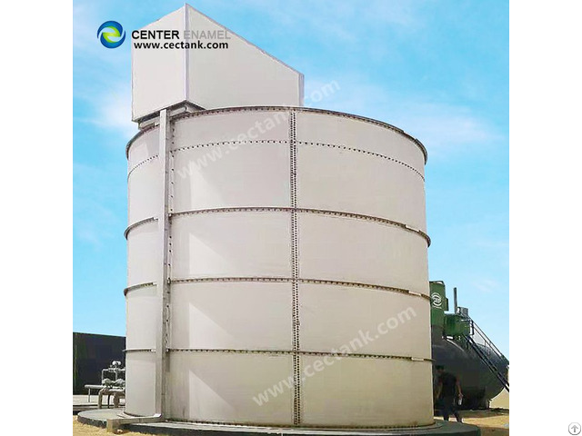 Glass Fused Steel Wastewater Storage Tanks High Resistance To Corrosive Attack And Abrasion