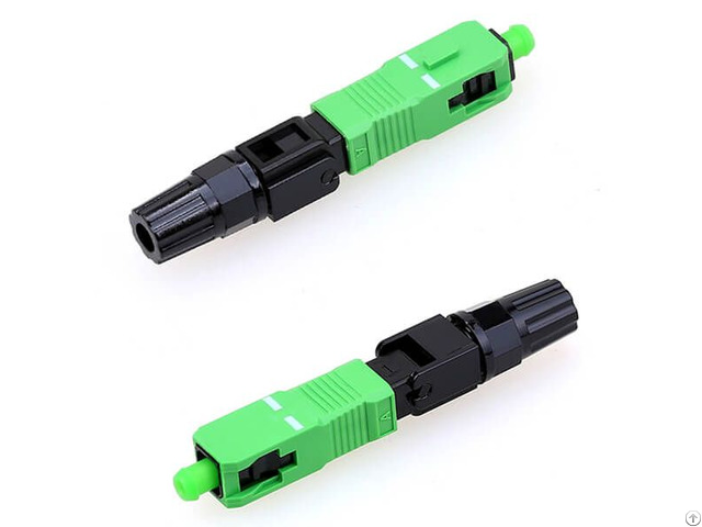 Ftth Sc Apc Optical Fast Connector For Drop Cable